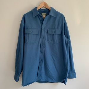 L.L.Bean Flannel button down shirt/shirt jacket